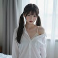 白シャツ越しの朝 7枚目