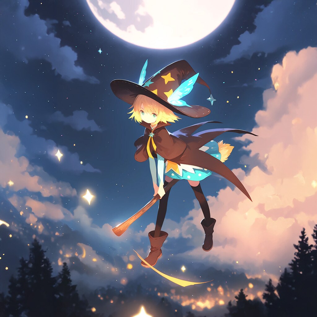 魔法少女街へ行くb | の人気AIイラスト・グラビア