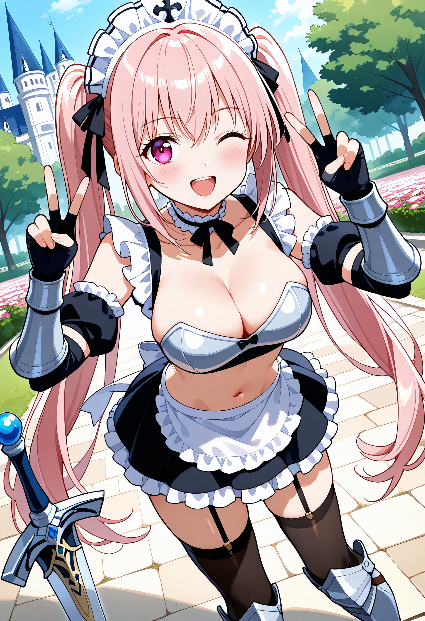 【今日の腹筋】お給仕も護衛も、お任せください