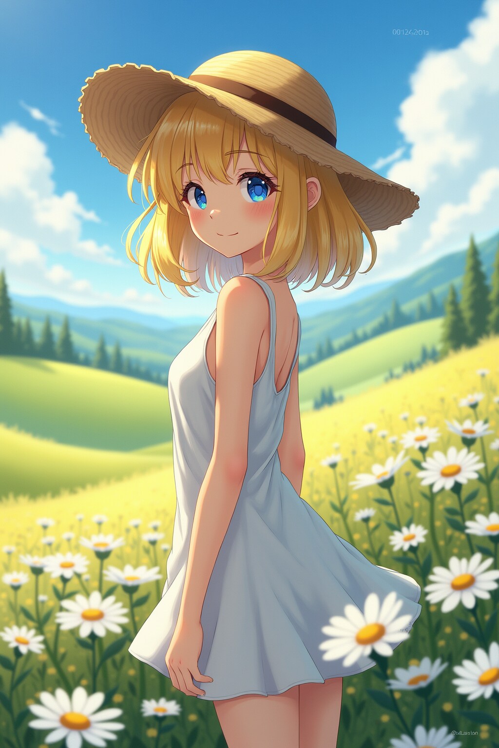 夏に咲く白い花