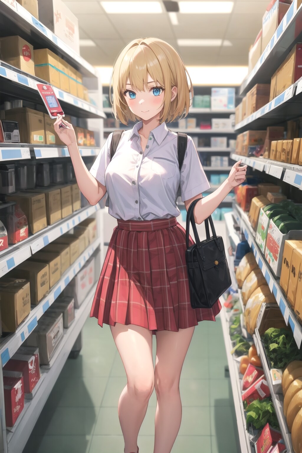 お買い物、どこに売っているのかな。