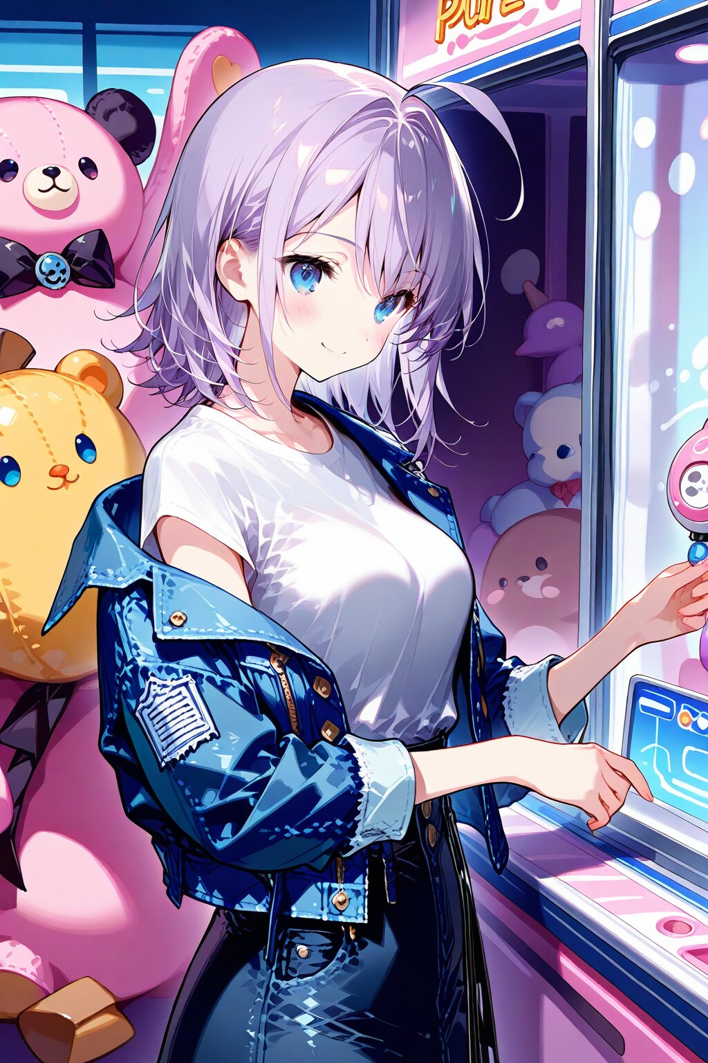 クレーンゲーム | の人気AIイラスト・グラビア