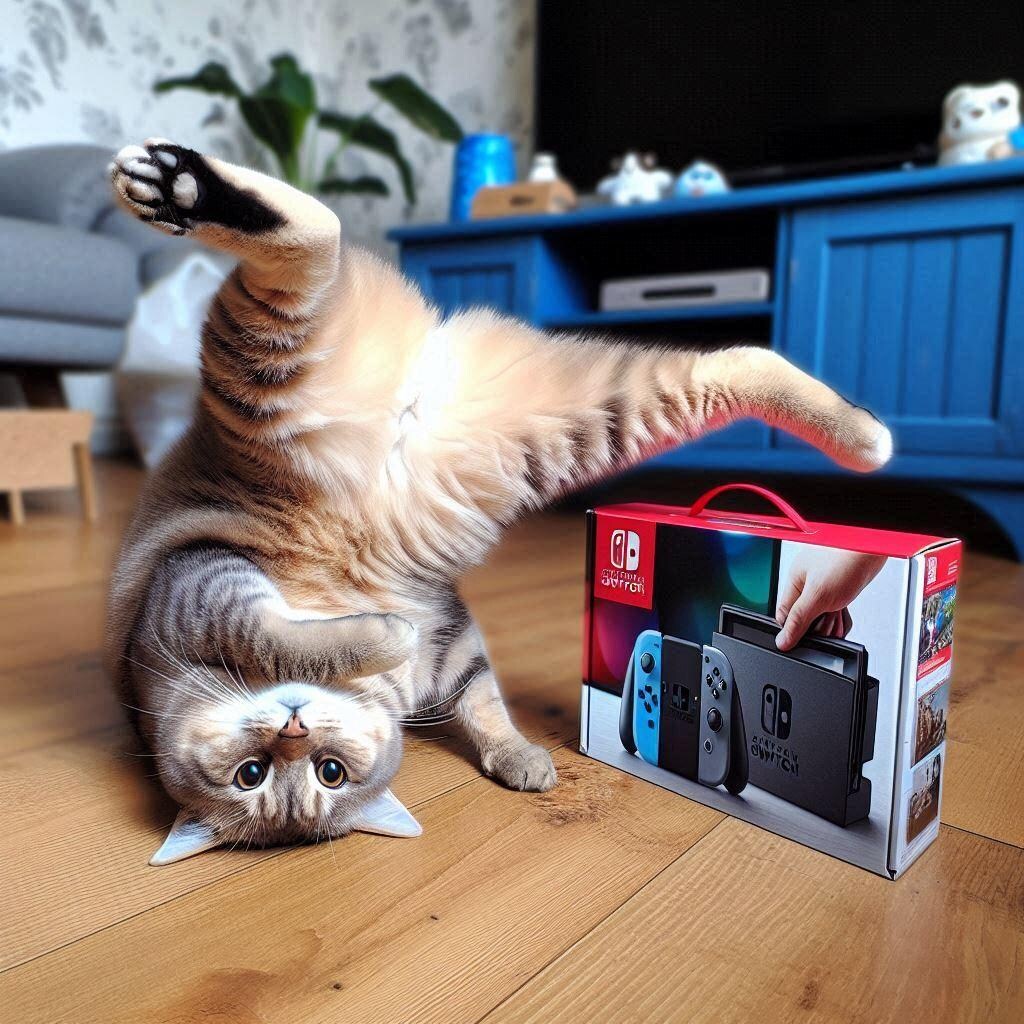 ニン〇ンドースイッチ2を買った猫