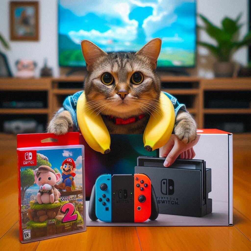 ニン〇ンドースイッチ2を買った猫