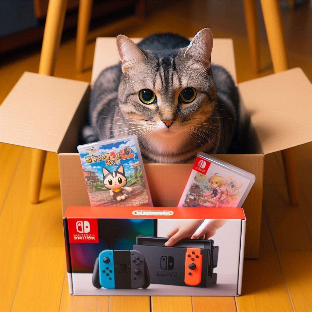 ニン〇ンドースイッチ2を買った猫