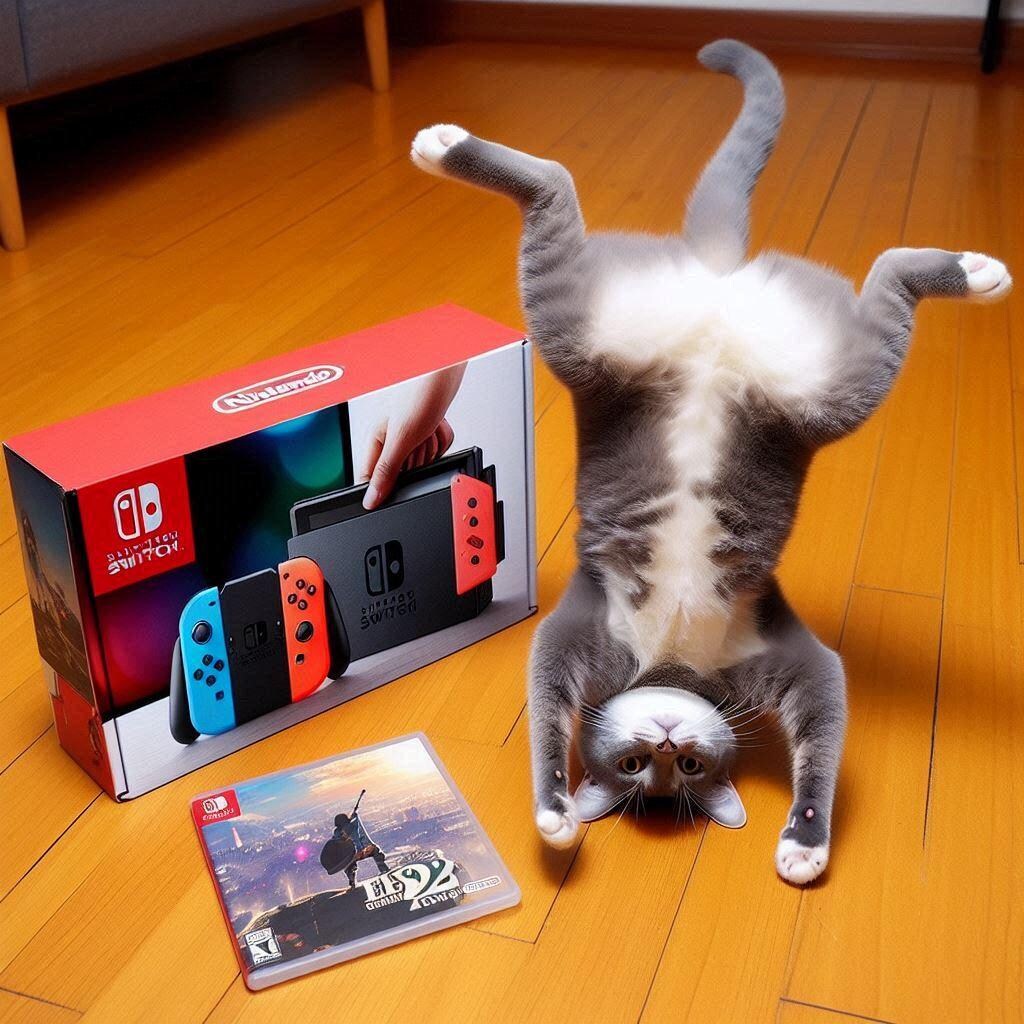ニン〇ンドースイッチ2を買った猫