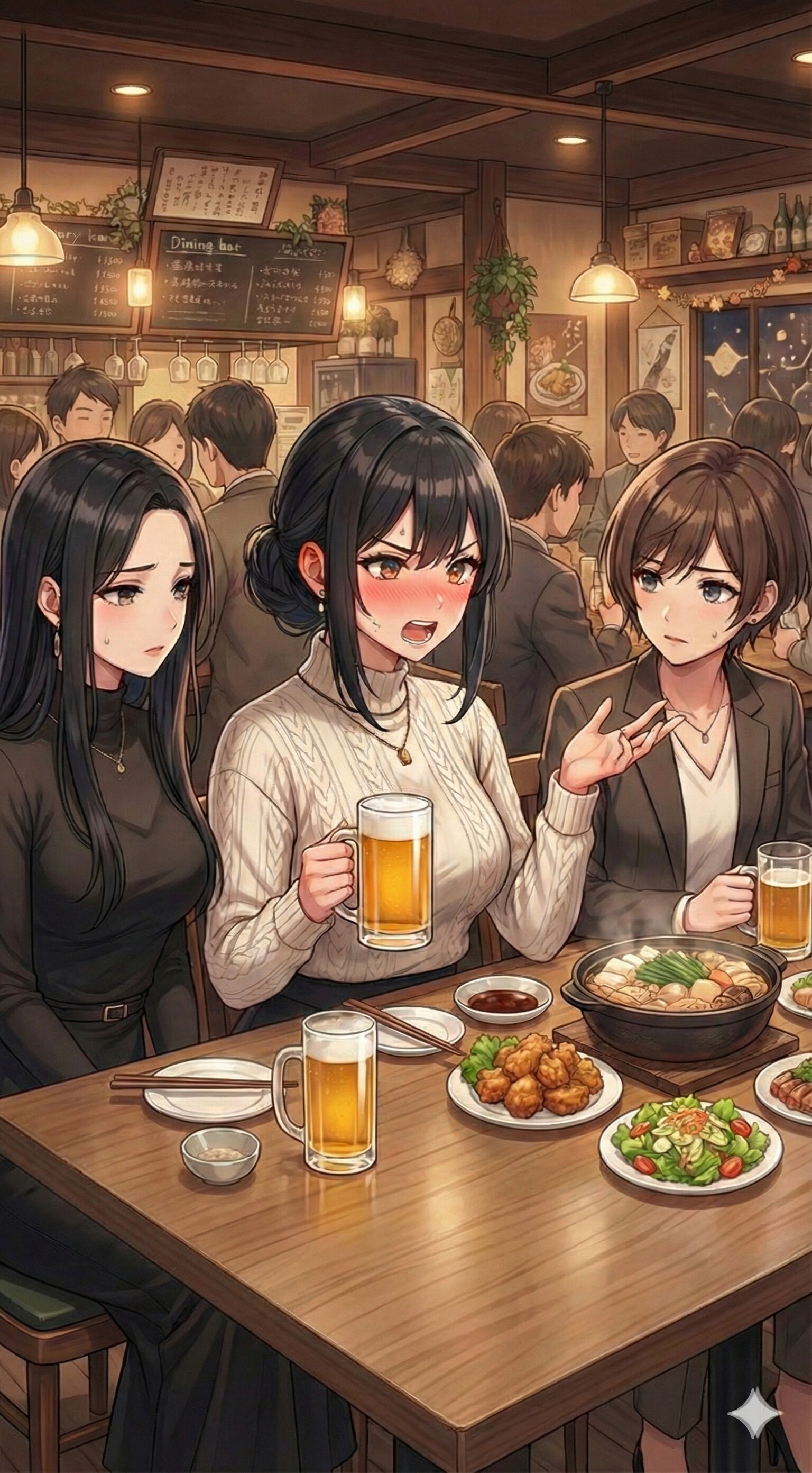 納会の夜 | の人気AIイラスト・グラビア