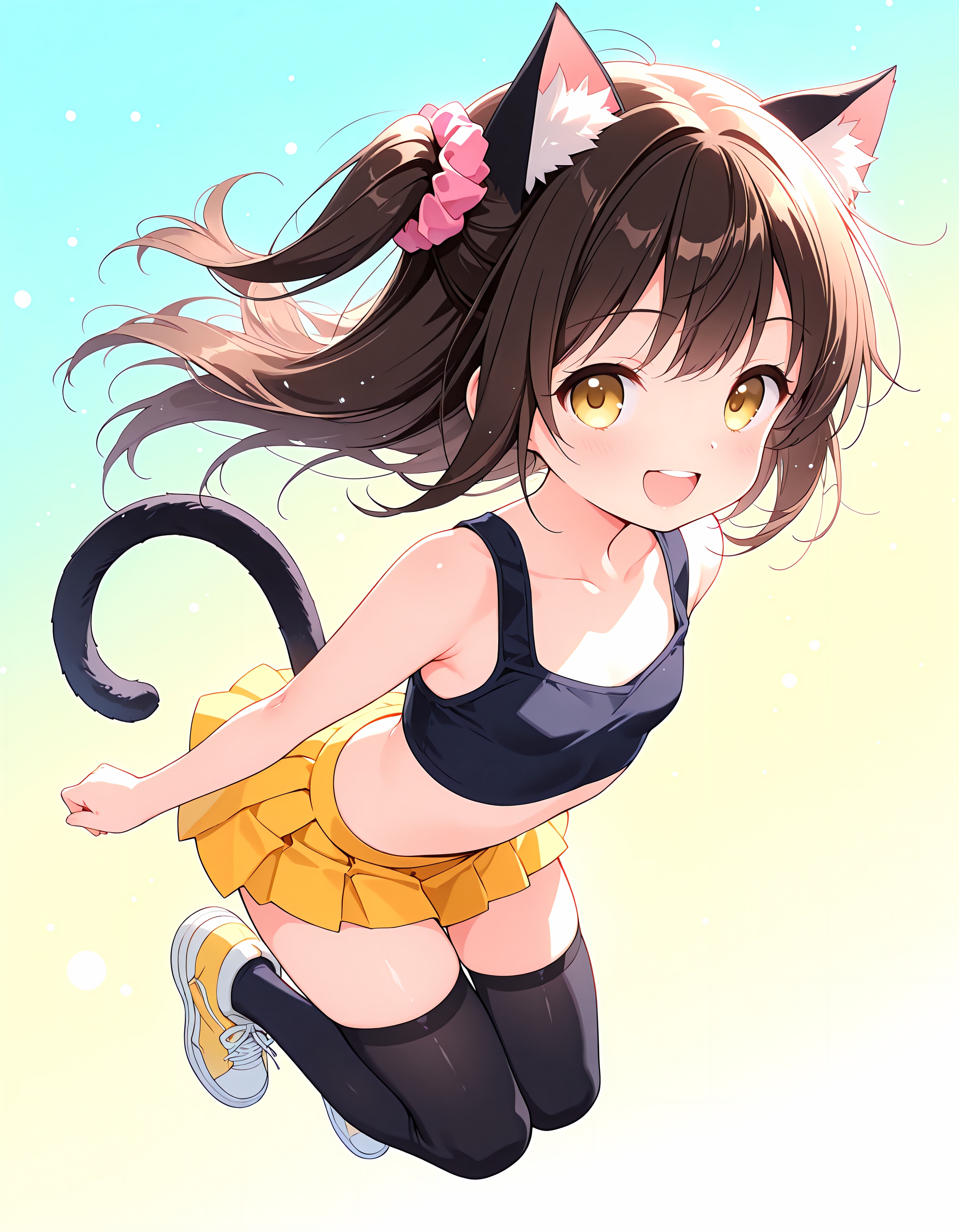 元気なネコ耳