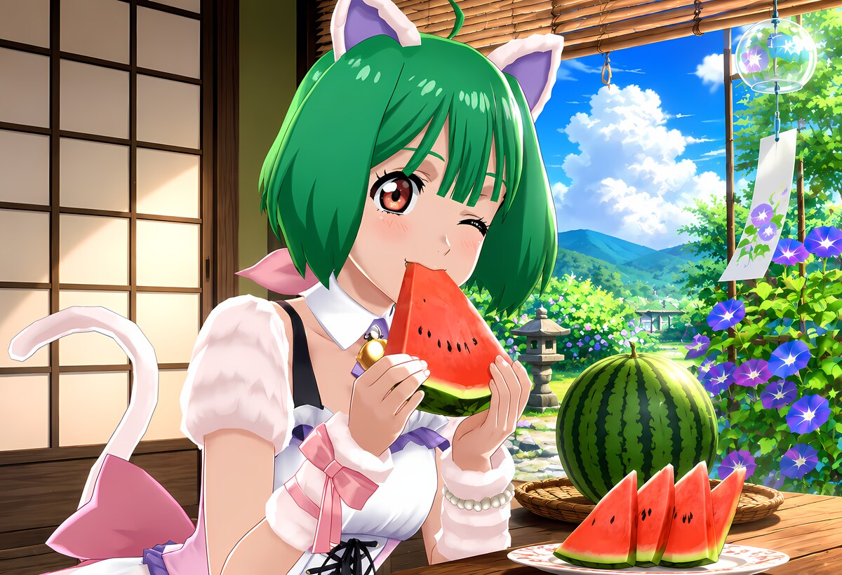7月27日（スイカの日） | の人気AIイラスト・グラビア