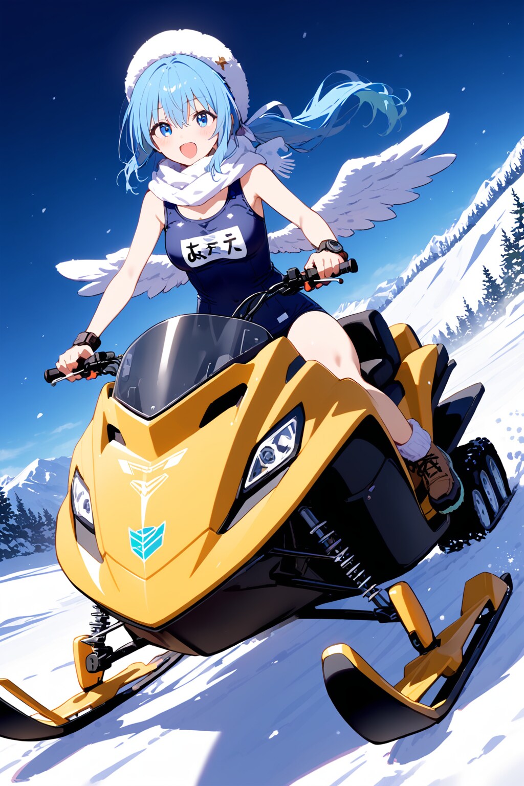 どけどけースク水モービルのお通りだああ