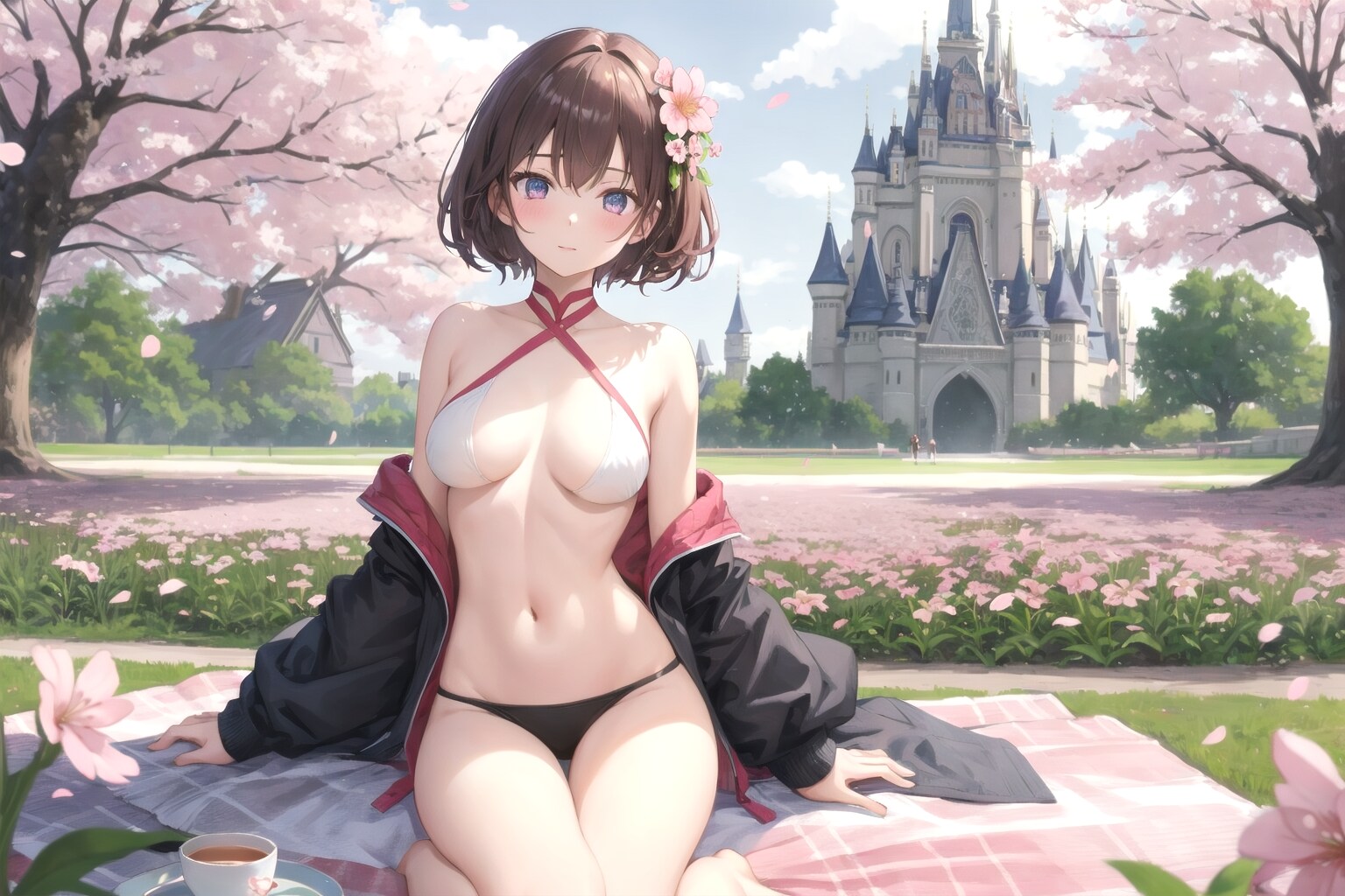 花見（自宅にて）