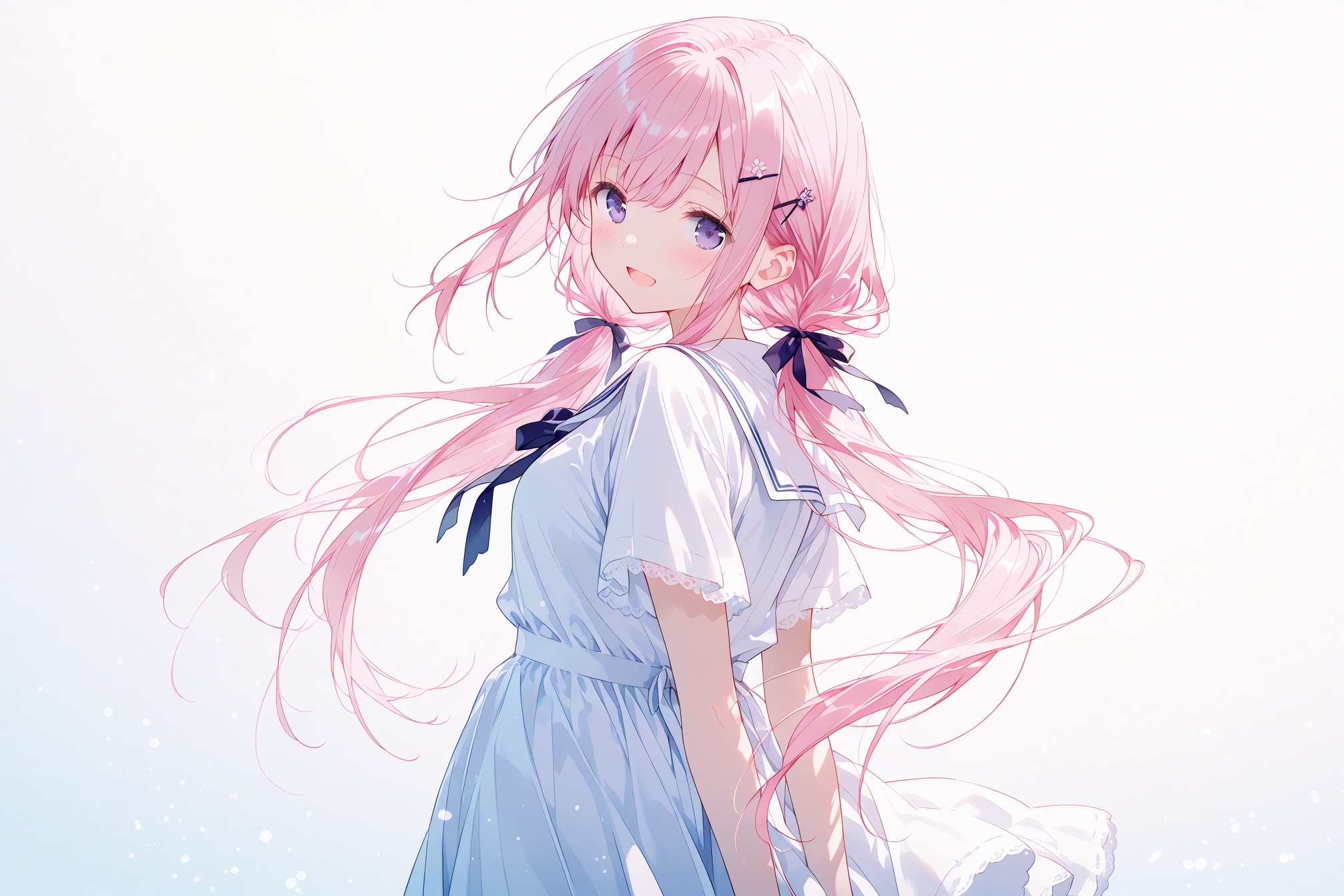 見返り美人な桃香 | の人気AIイラスト・グラビア