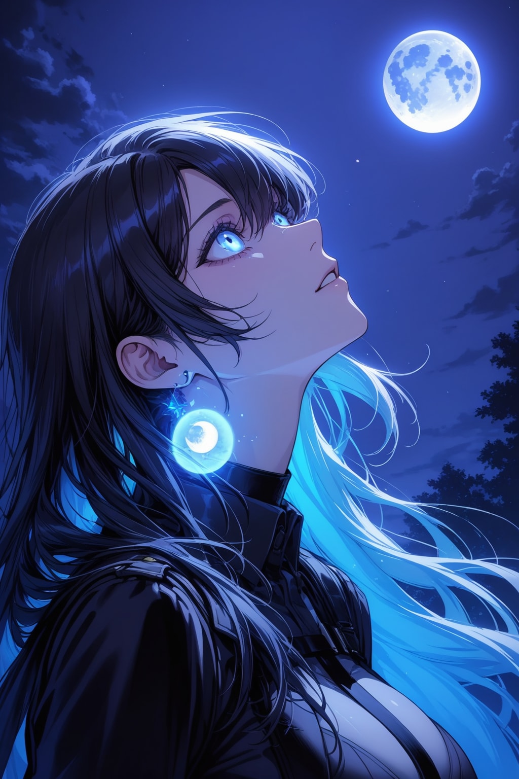 月狂の夜 | の人気AIイラスト・グラビア