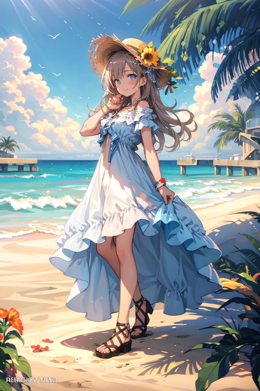 プライベートビーチより