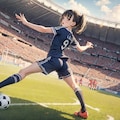 女子サッカー 3枚目