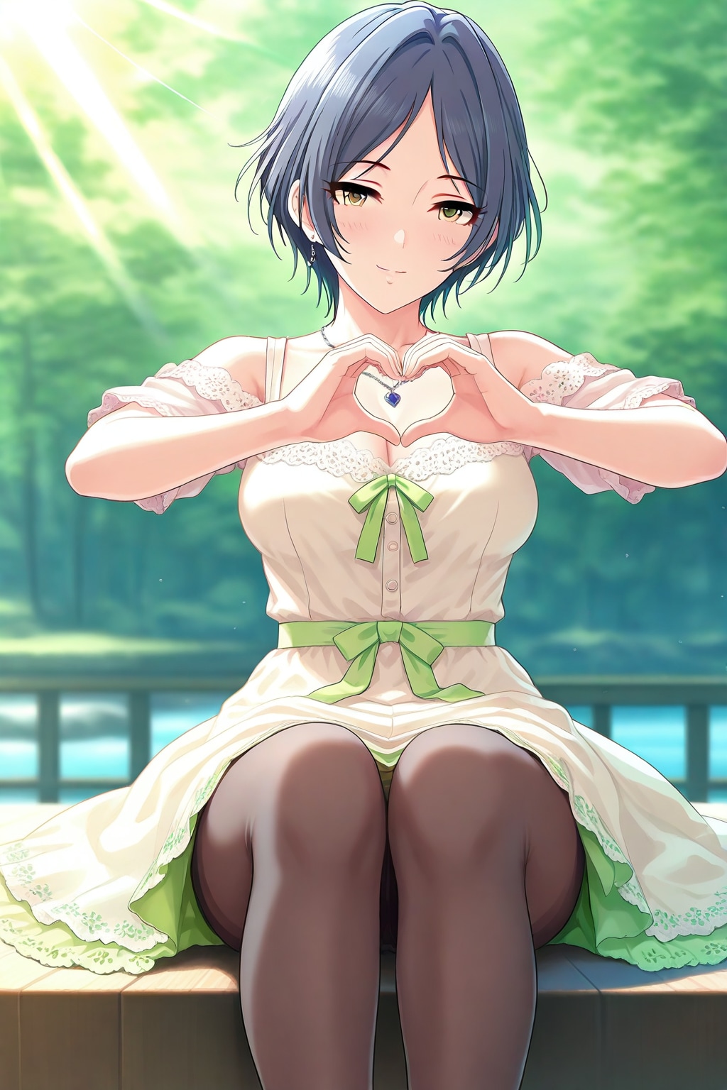 速水奏ちゃんの「両手でハートマーク」