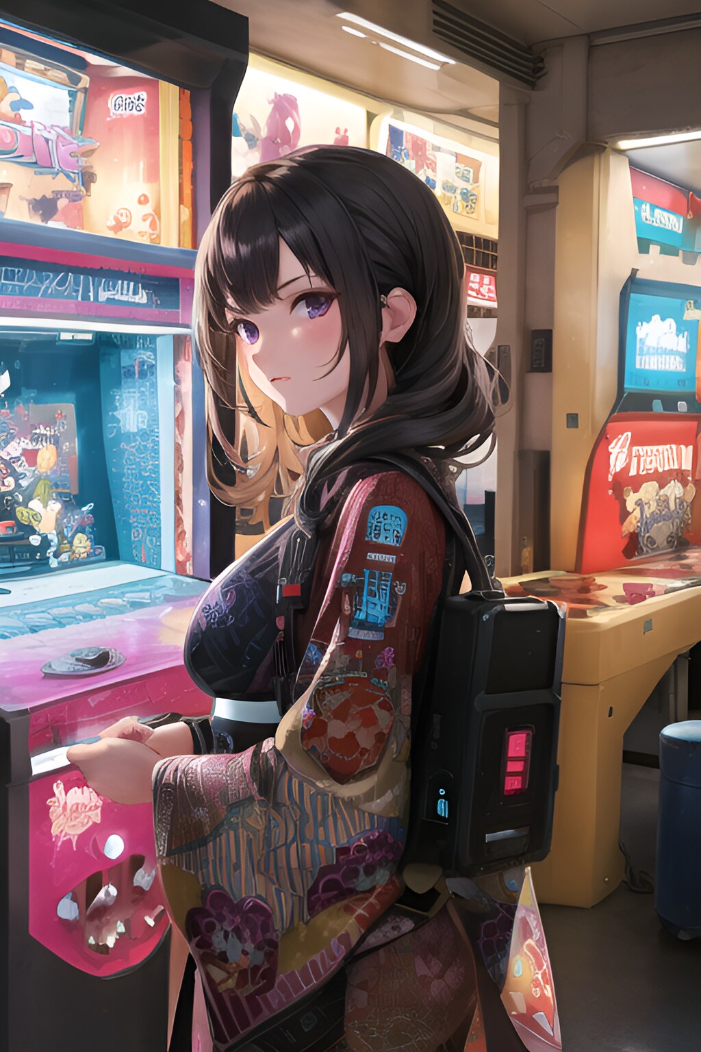 ゲーセンのおねえさん