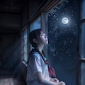 星空を眺める 2枚目