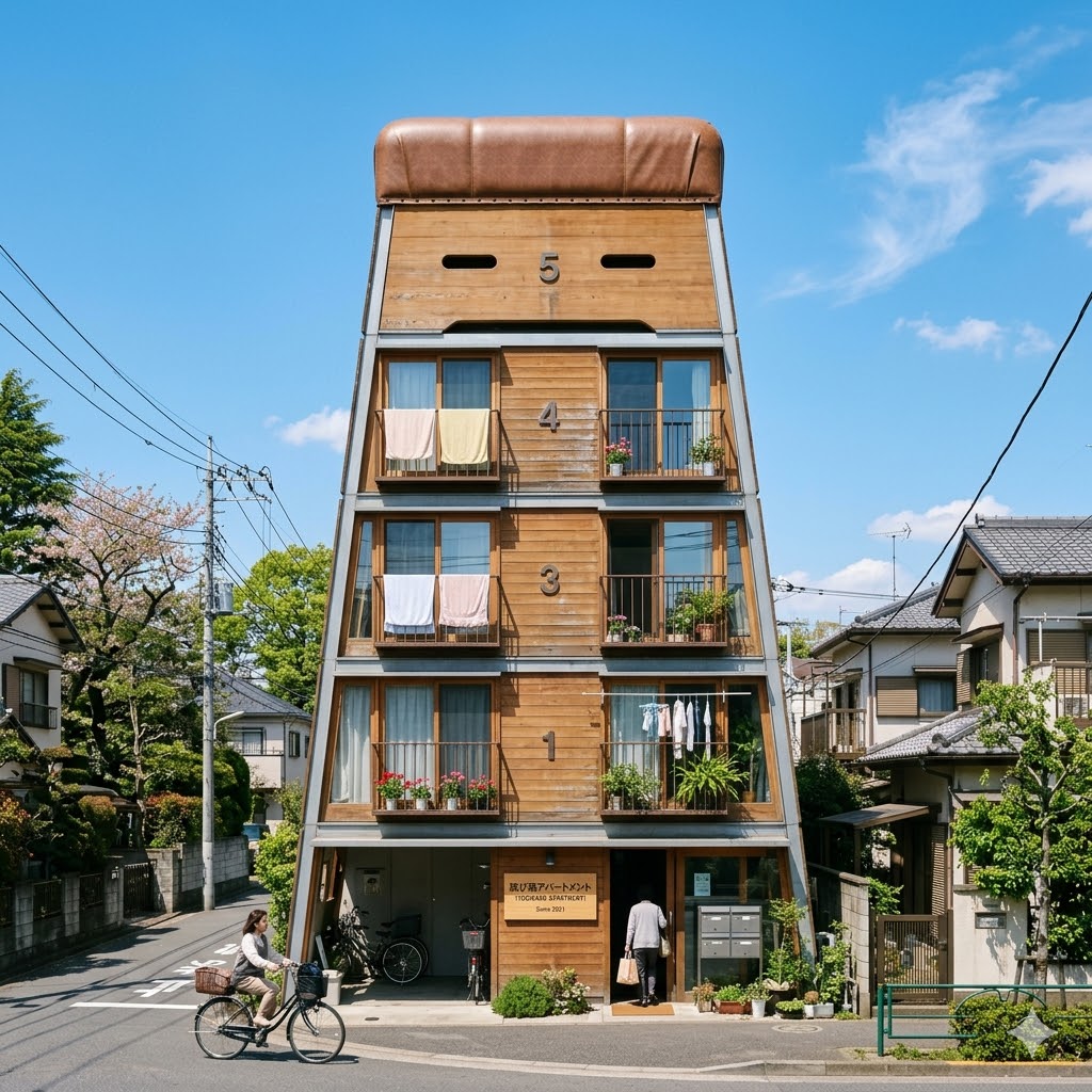 跳び箱っぽいマンション | の人気AIイラスト・グラビア