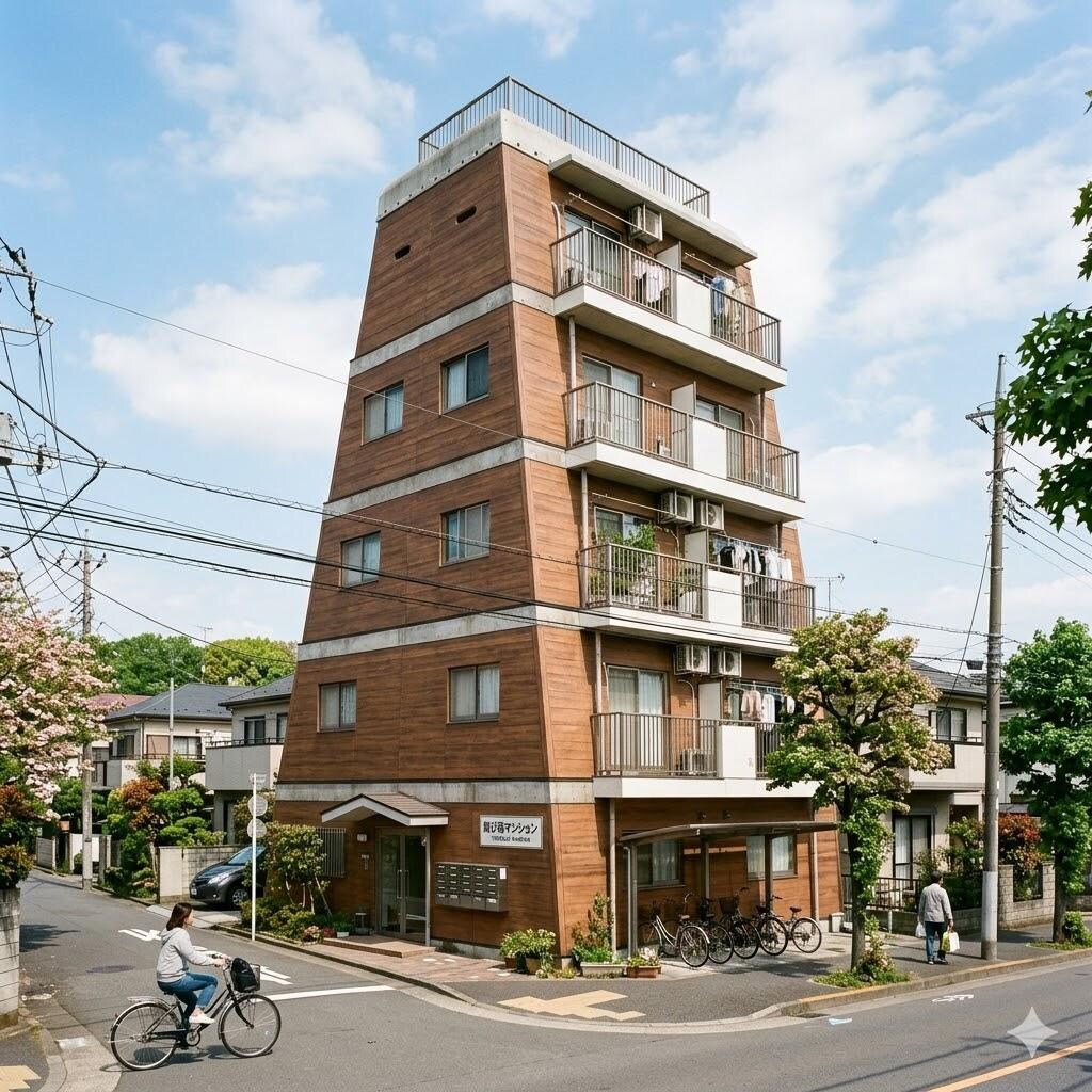 跳び箱っぽいマンション