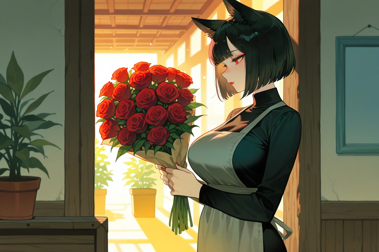 花束を編む