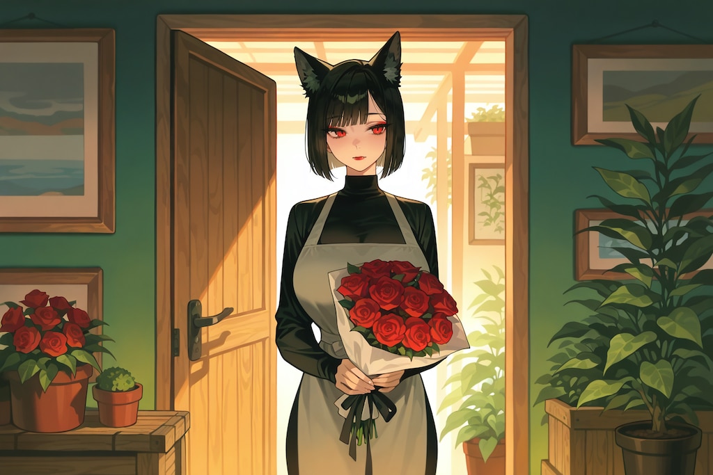 花束を編む