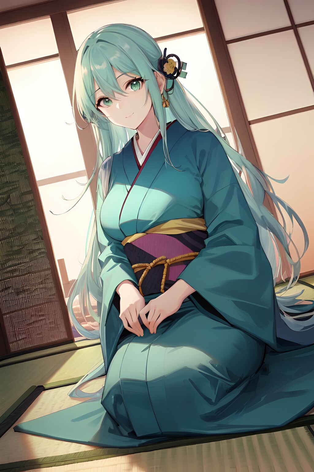 アクアマリンちゃん 和服