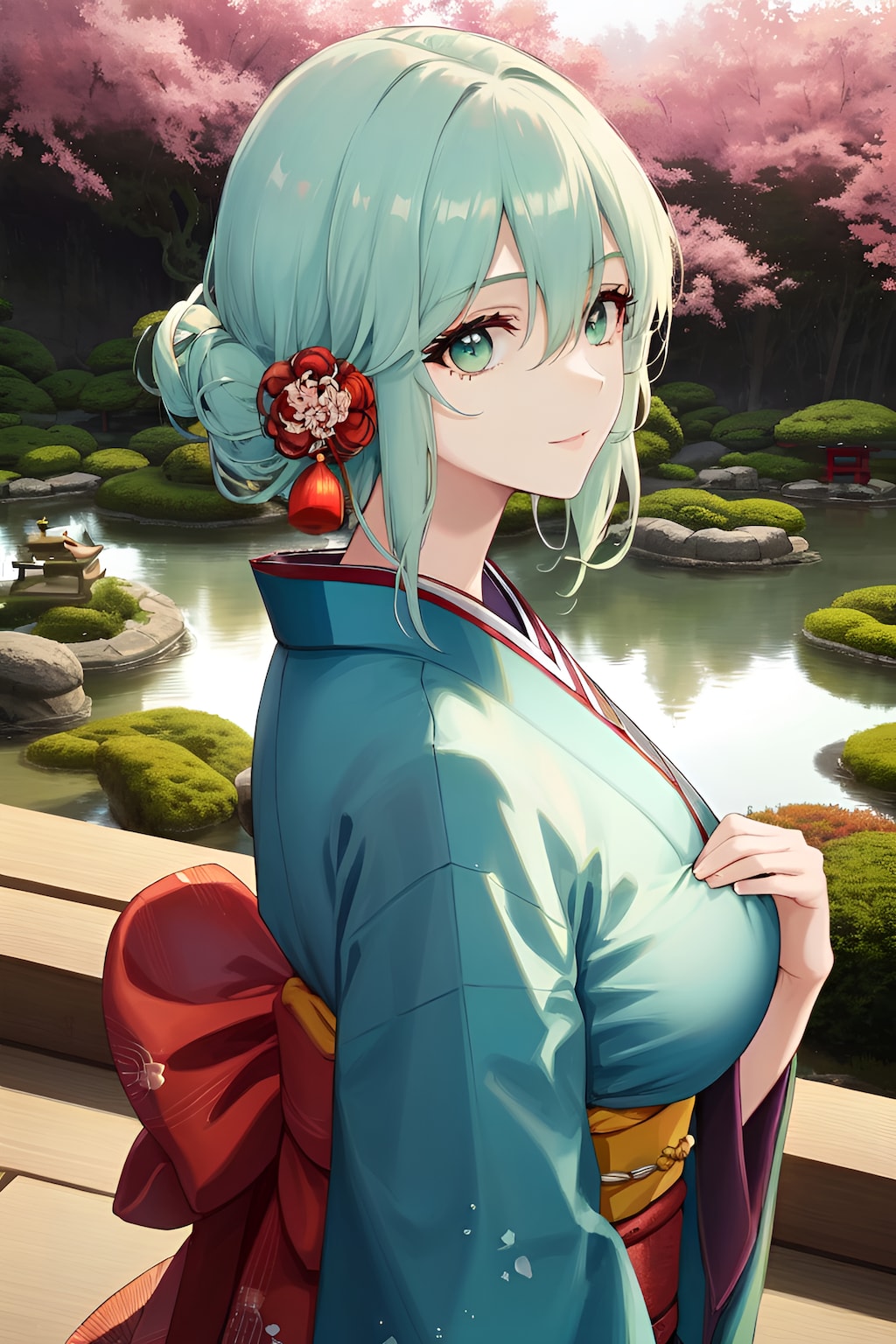 アクアマリンちゃん 和服