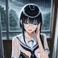 ずぶ濡れになって帰ってくるしおりちゃん 4枚目