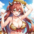 虎柄ビキニ 4枚目