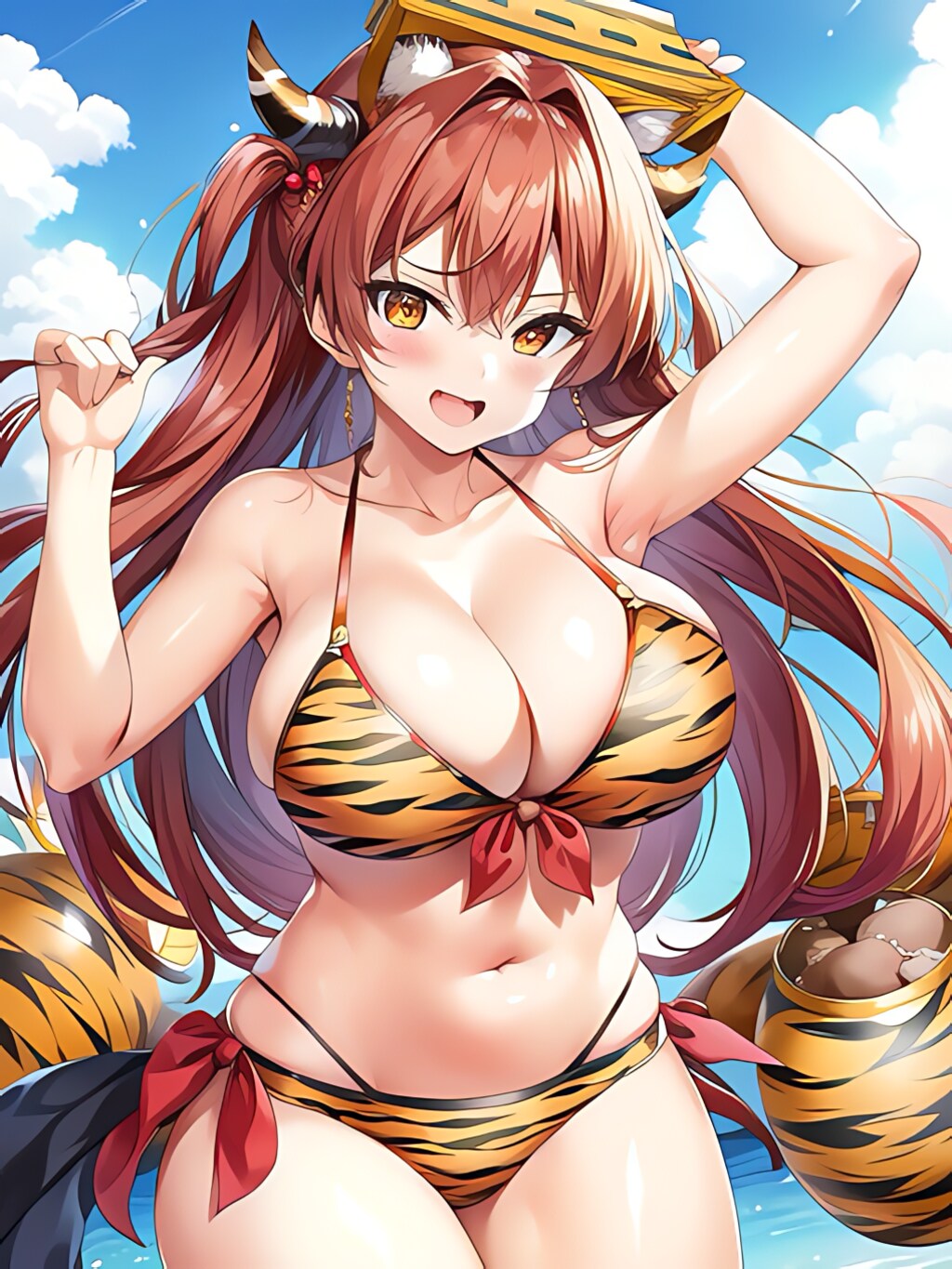 虎柄ビキニ