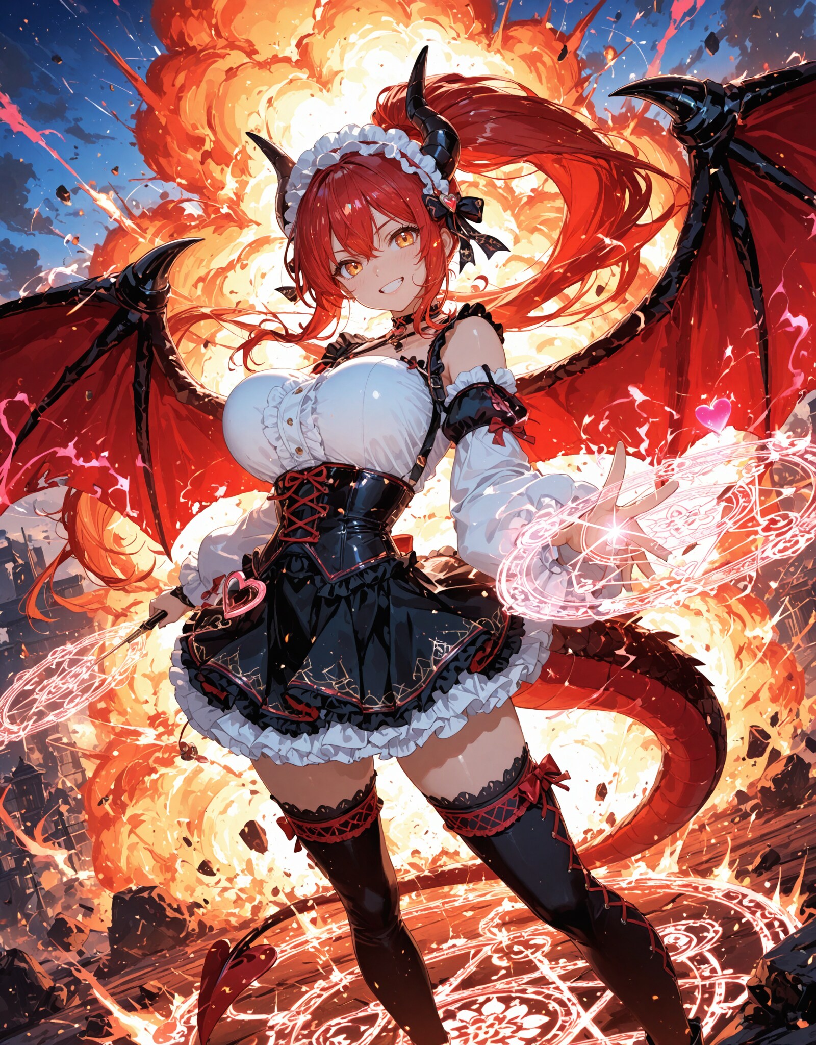 魔法爆龍 バイオレンスリア | の人気AIイラスト・グラビア