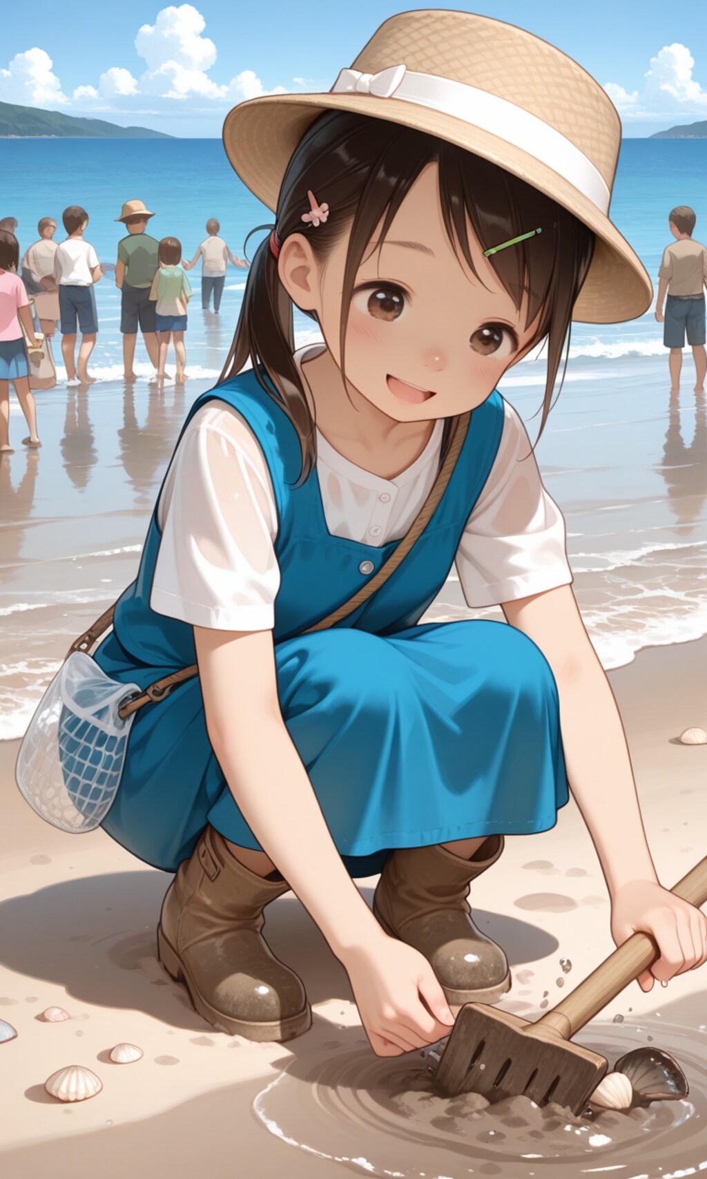 潮干狩り