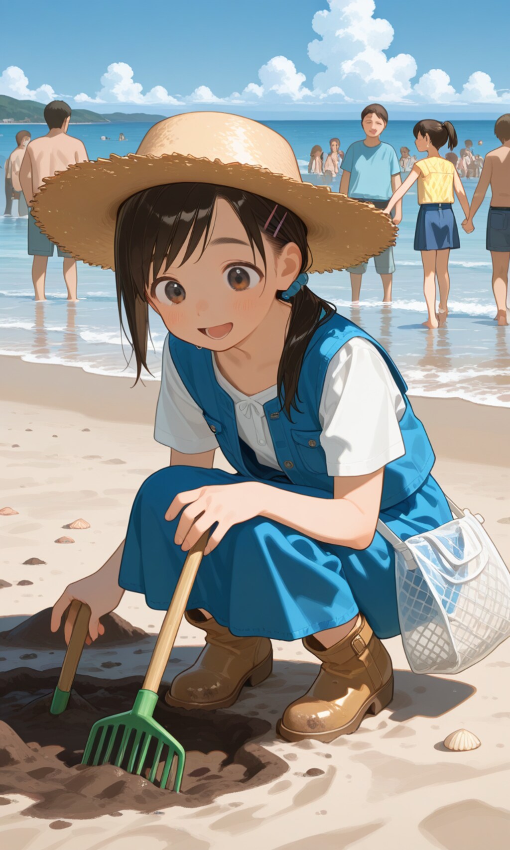 潮干狩り