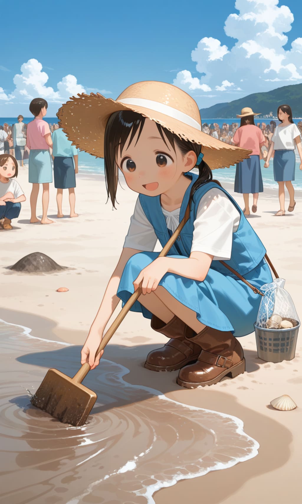 潮干狩り