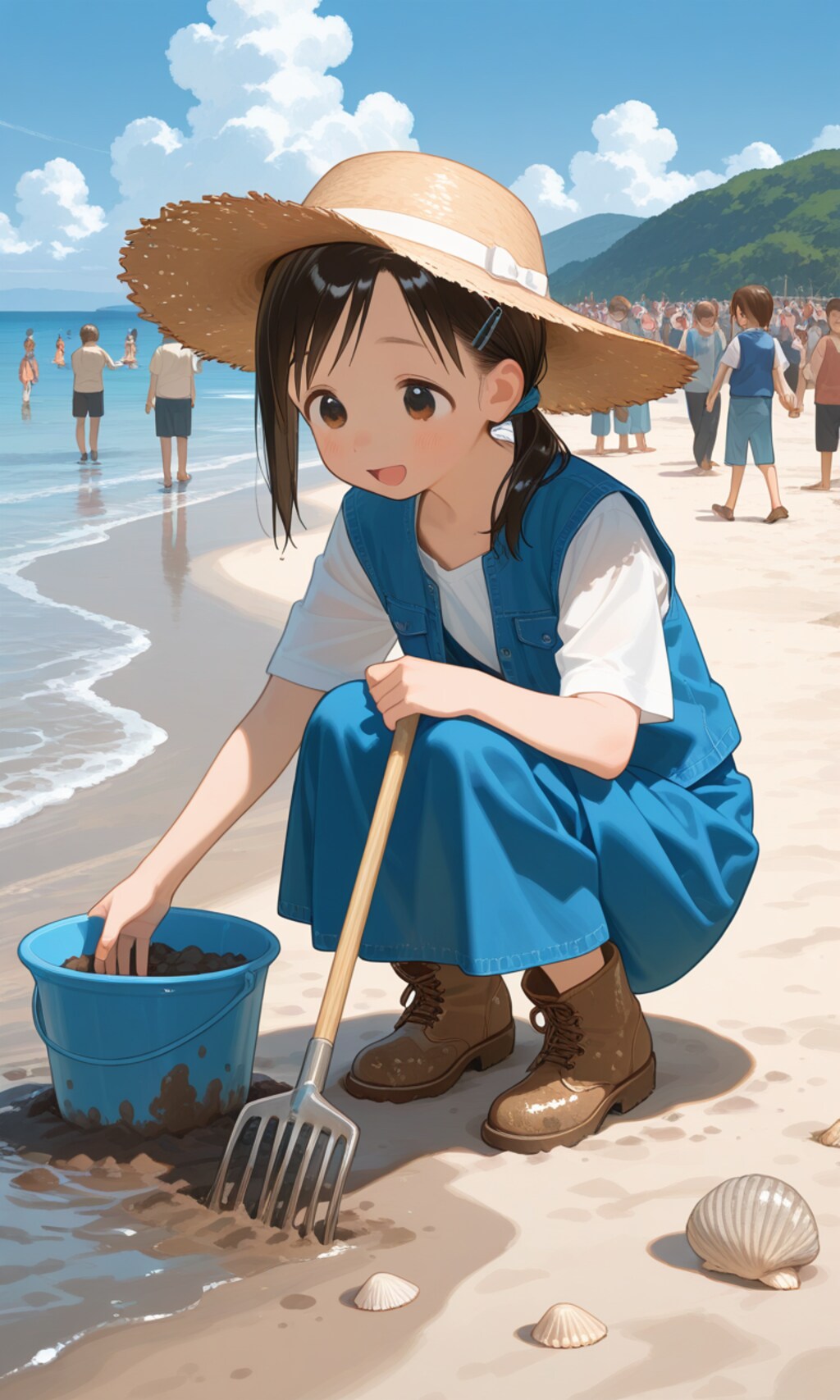 潮干狩り