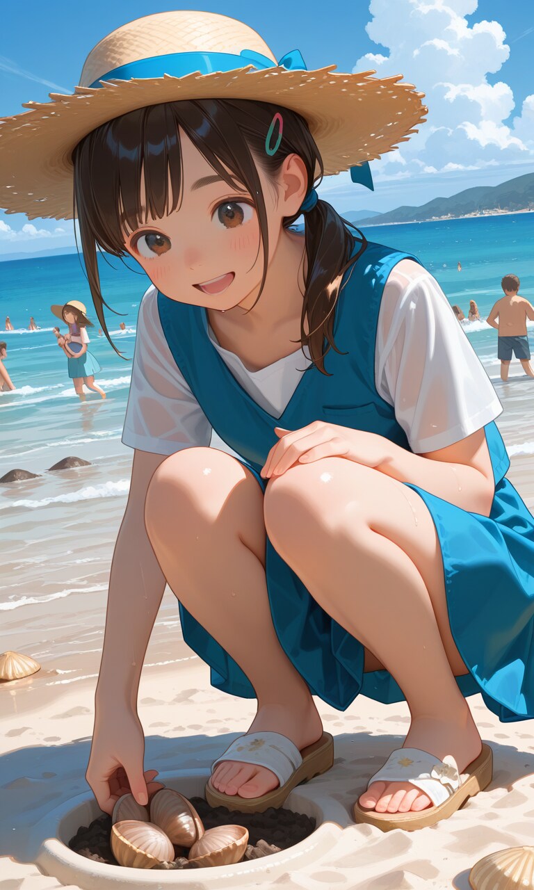 潮干狩り