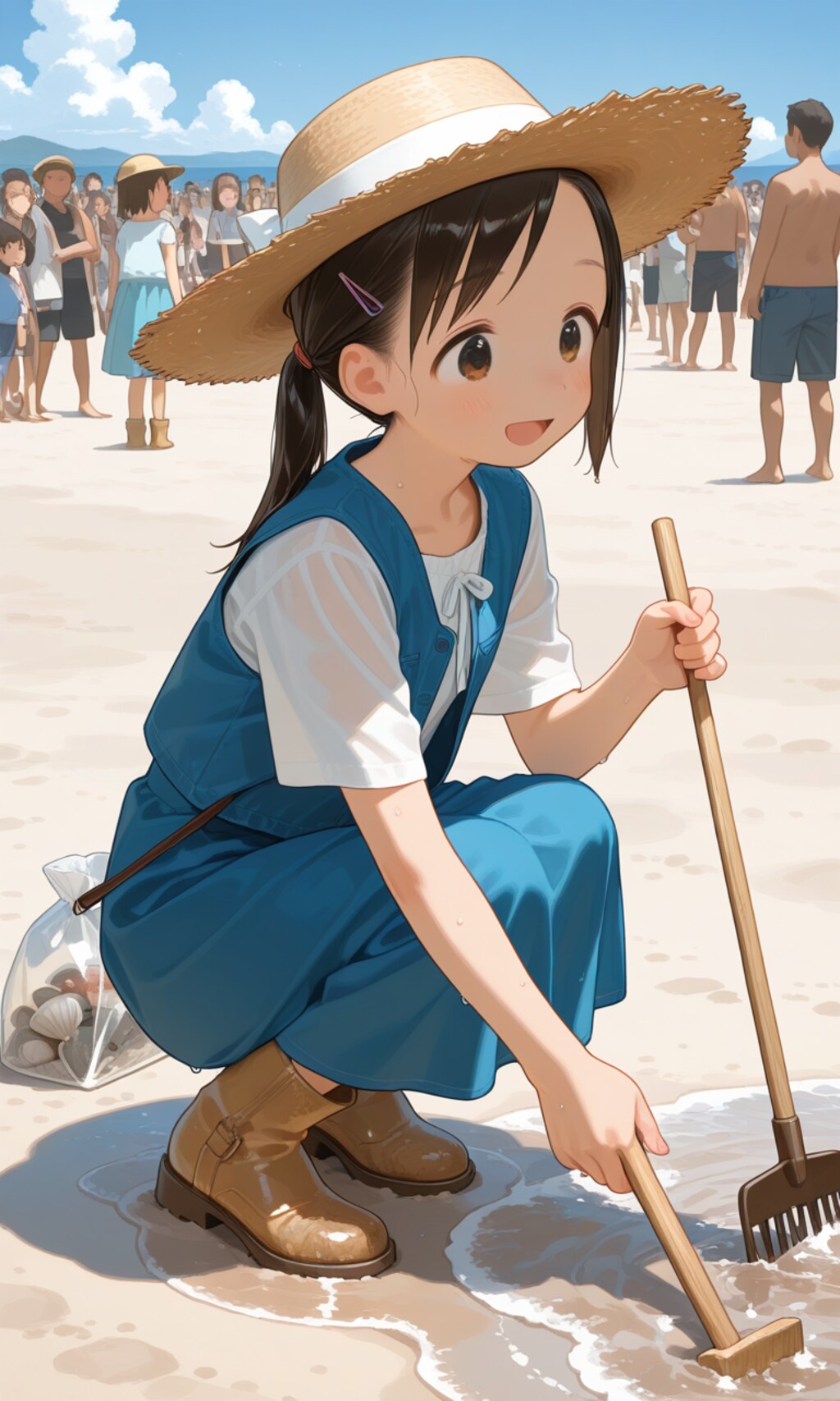 潮干狩り