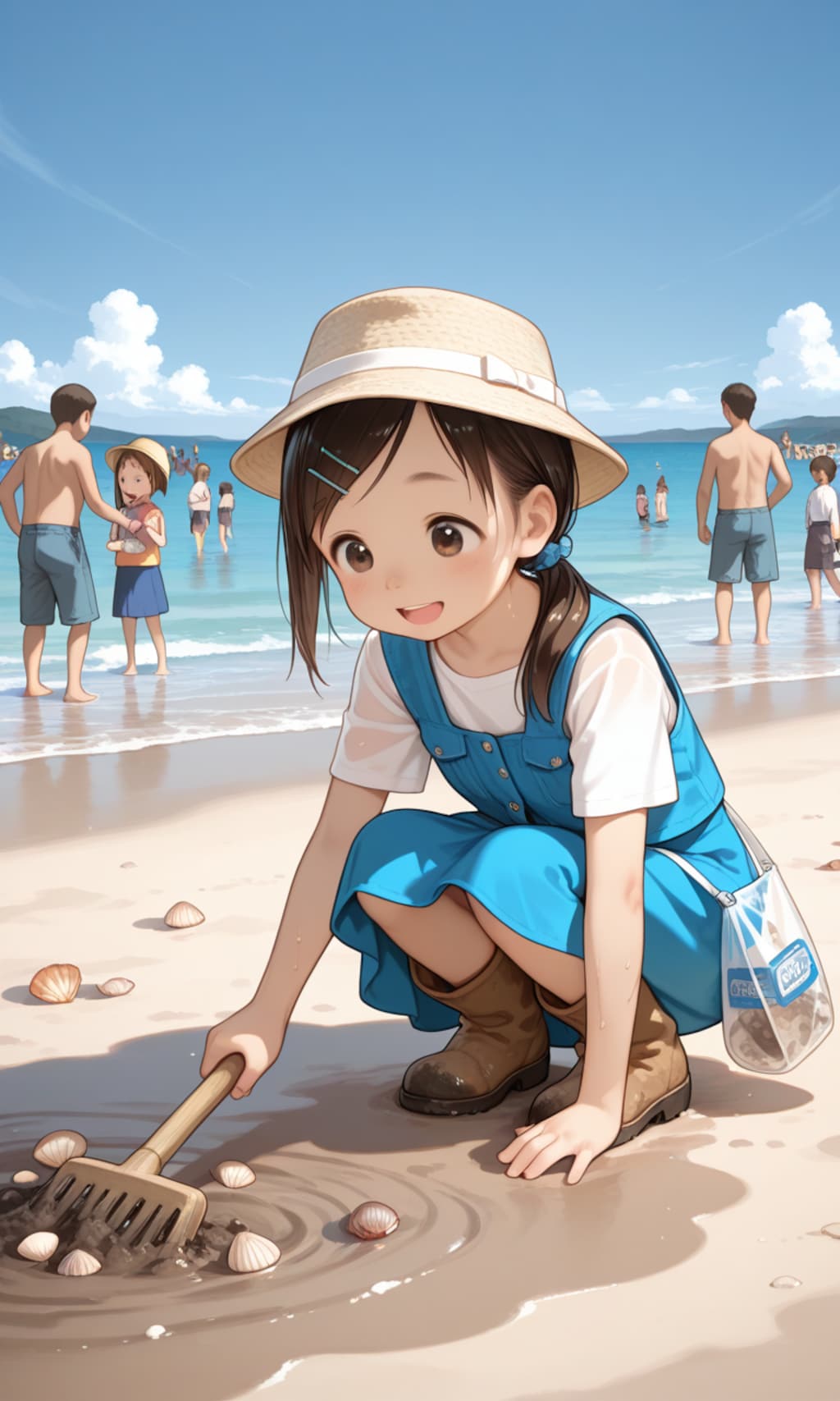潮干狩り