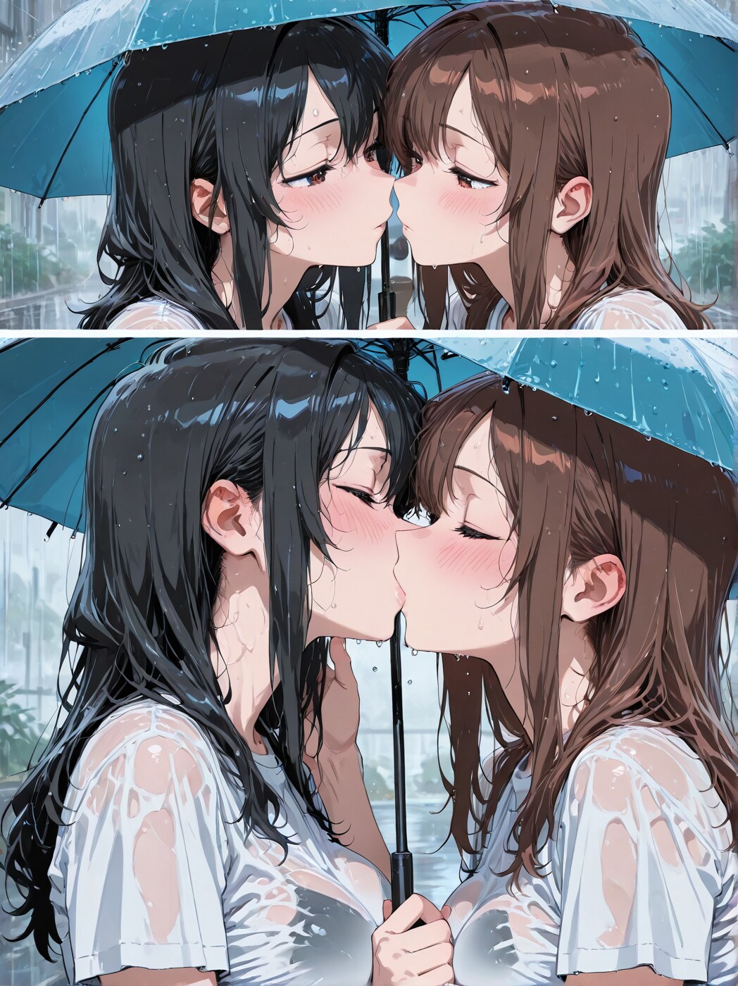 相合傘の中で…　２