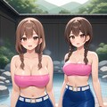 ビキニ＆チューブトップ＋タイトスカート水着15 6枚目
