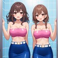 ビキニ＆チューブトップ＋タイトスカート水着15 4枚目
