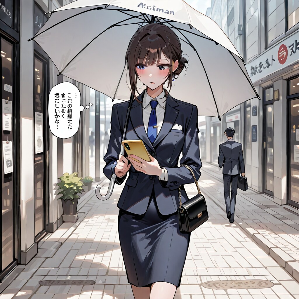 ＯＬさん外に出る：夏