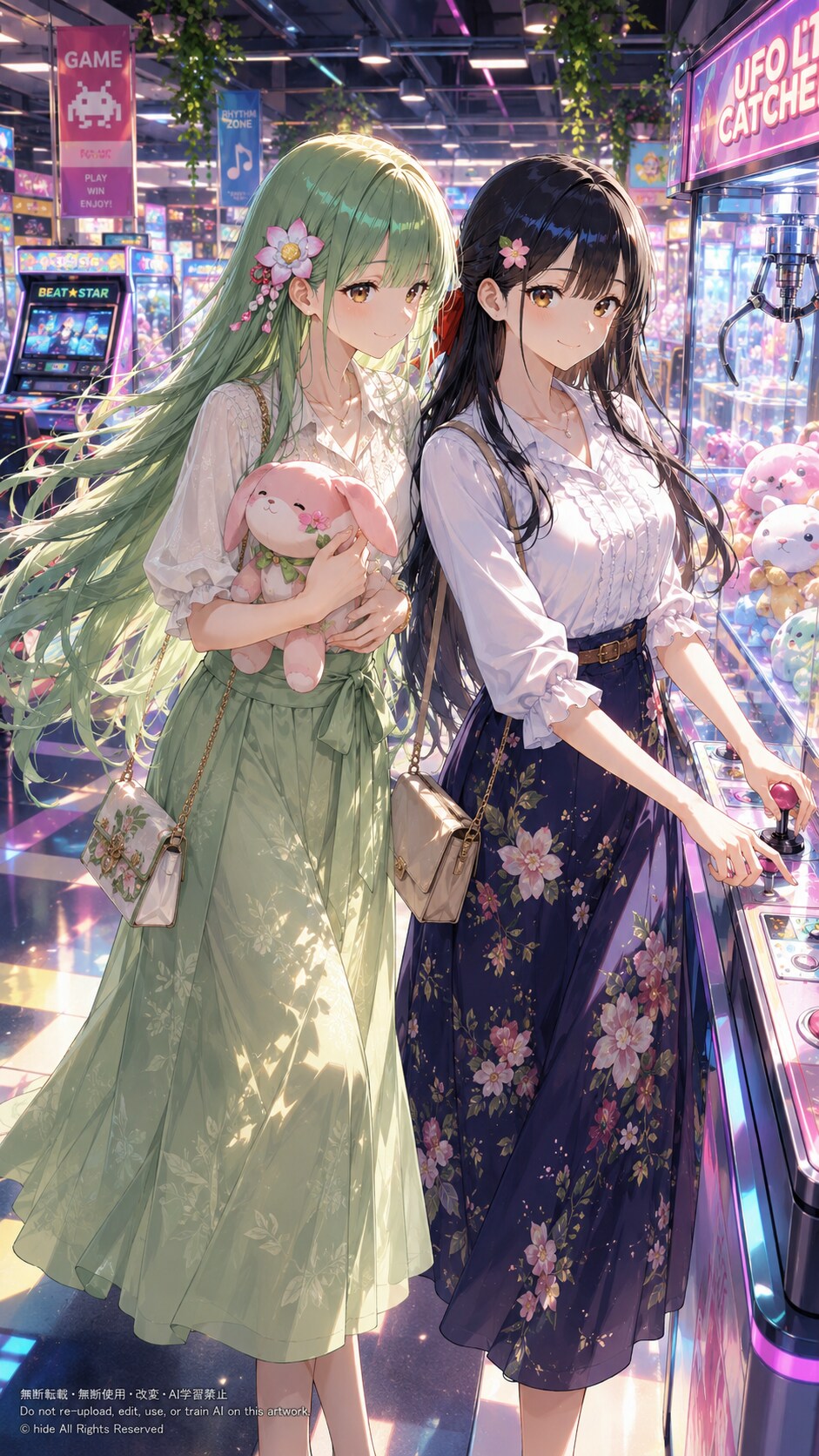 🎮 ククリヒメさんとゲームセンターへ ✨ | の人気AIイラスト・グラビア
