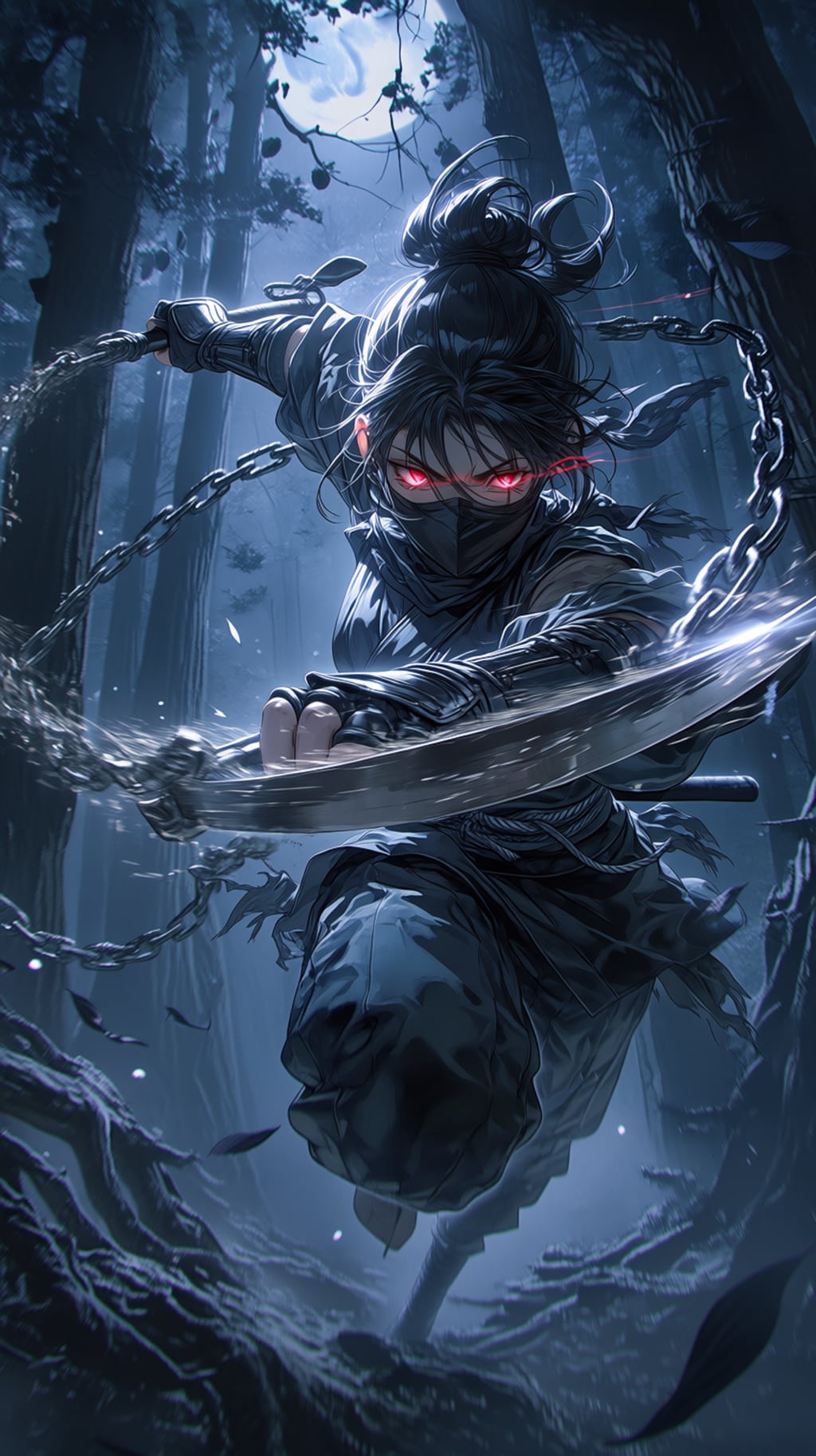 KUNOICHI: CRIMSON SHADOW — 月下ノ鎖刃