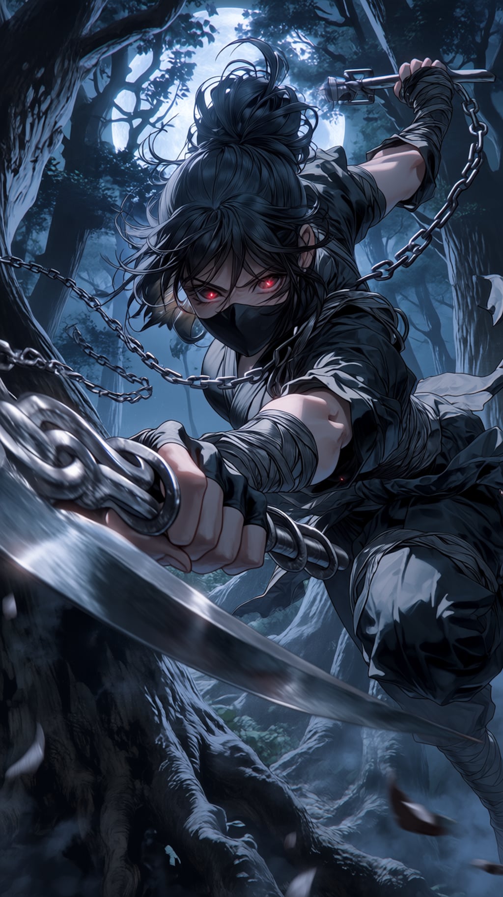KUNOICHI: CRIMSON SHADOW — 月下ノ鎖刃