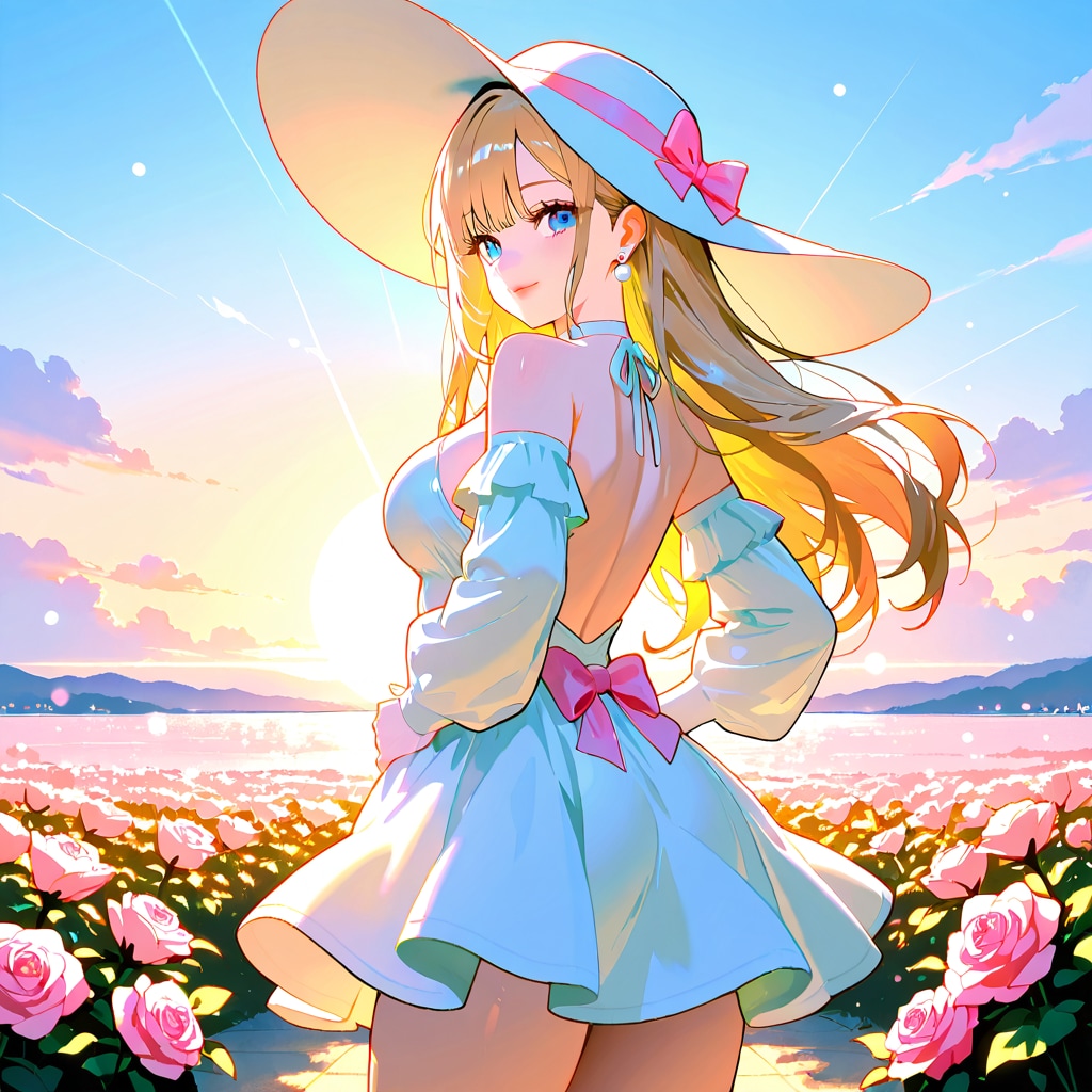 美しい花には○○がある（マリン）