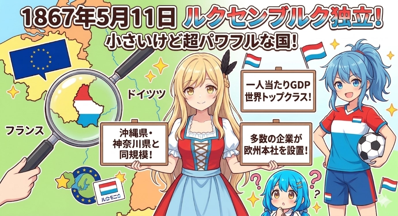 5月11日はルクセンブルクの独立日 | の人気AIイラスト・グラビア