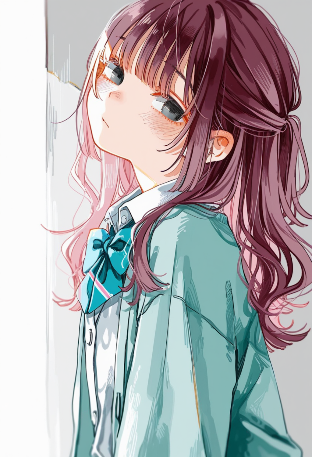 カーディガンが似合う女の子