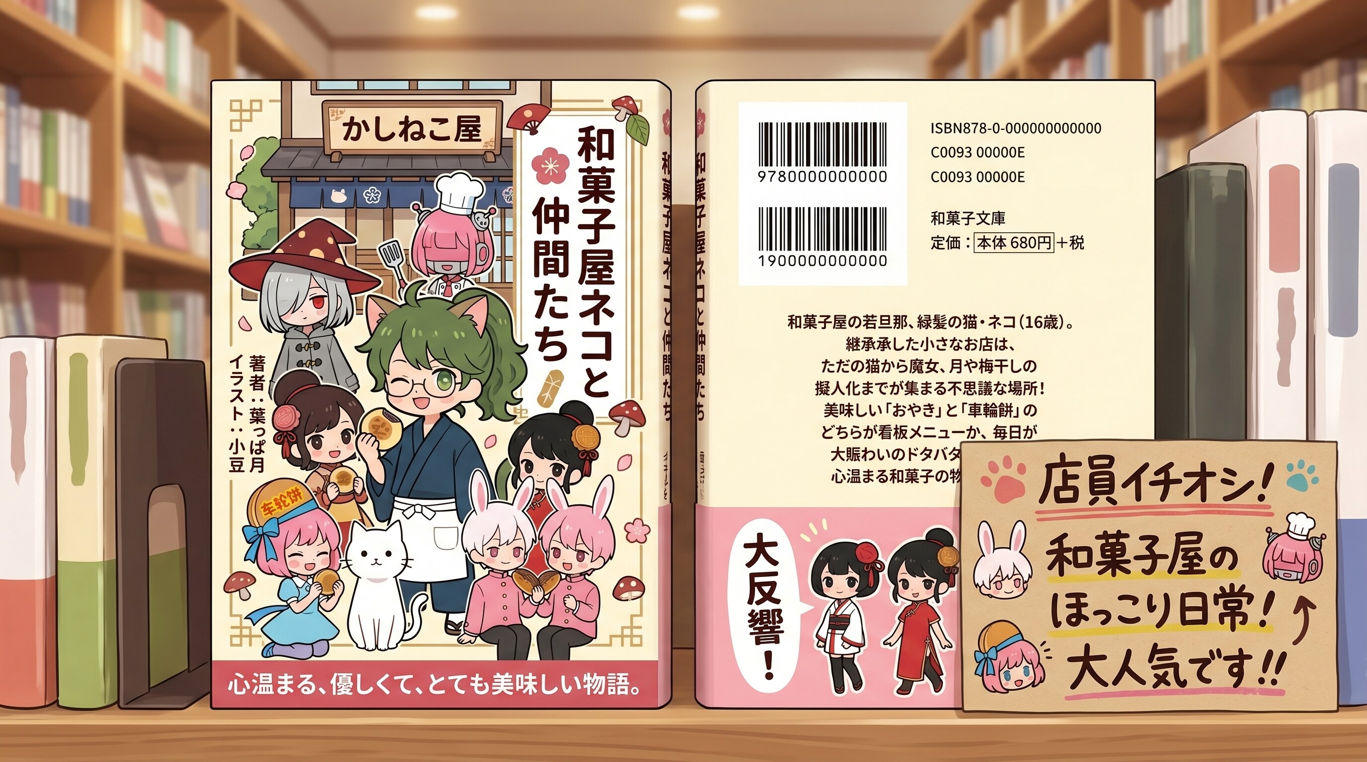 和菓子屋ねことゆかいな仲間たち | の人気AIイラスト・グラビア